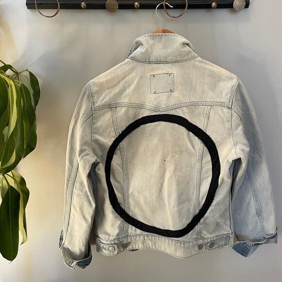 Luke Vicious x Levi’s Custom Denim Jacket | Hand-Bleached, Fabric-Stitched, RARE - Picture 4 of 7